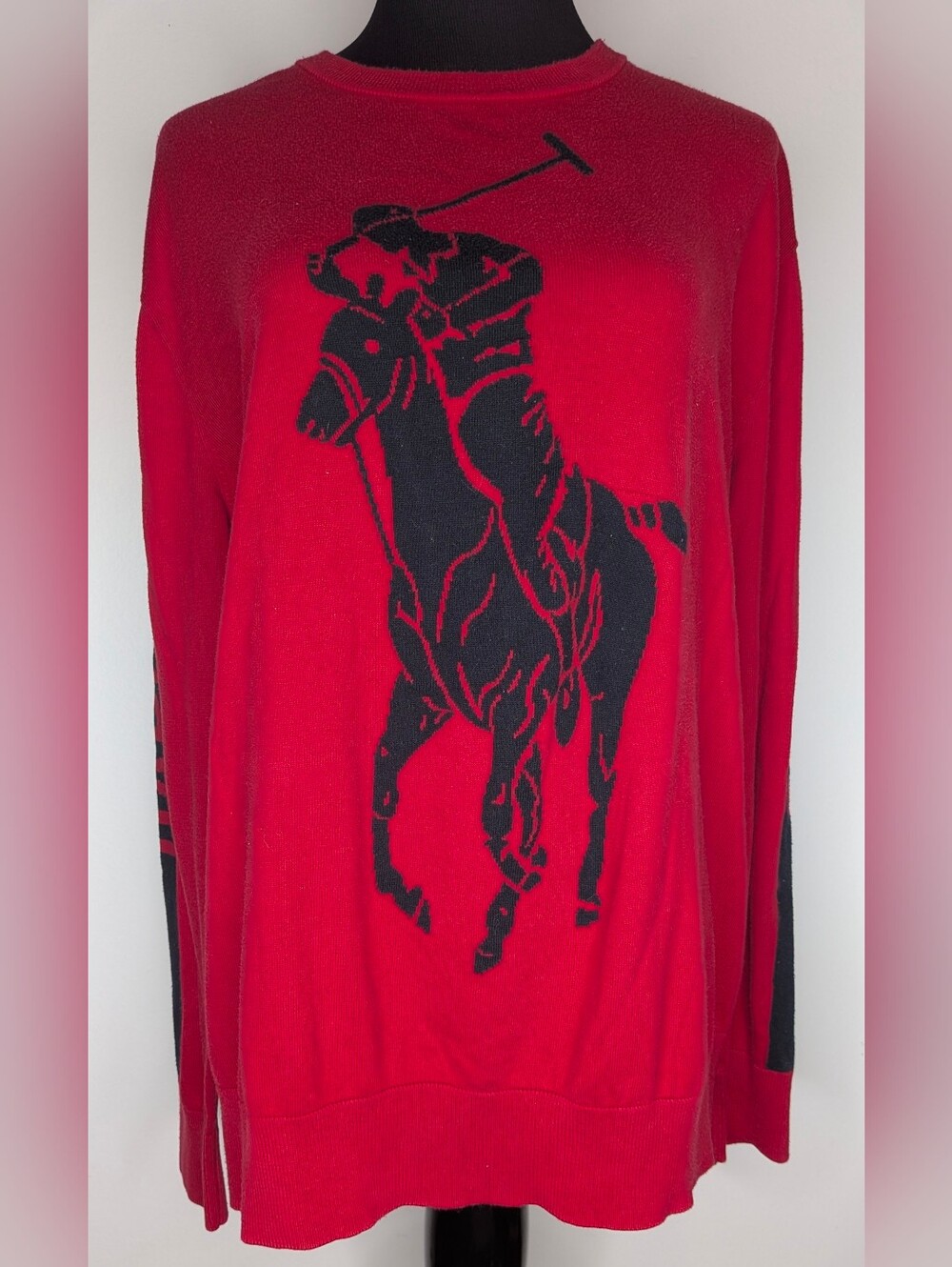 Polo Ralph Lauren Big Pony Long Sleeve Customers Men's Sweater "Darren" Size L